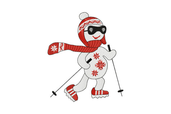 Cute Scandinavian Snowman