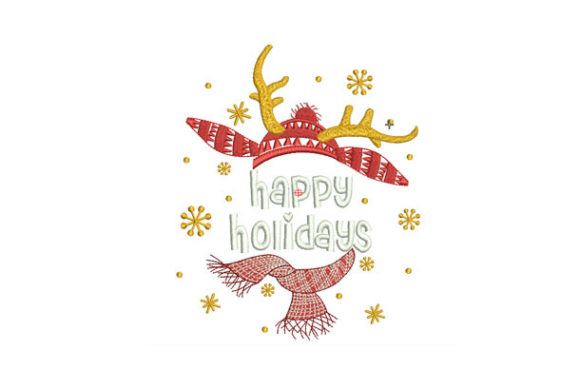 Happy Holidays Embroidery Review