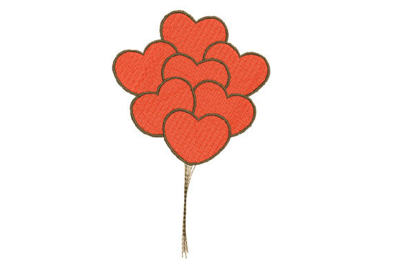 Heart Balloon Embroidery Design Review