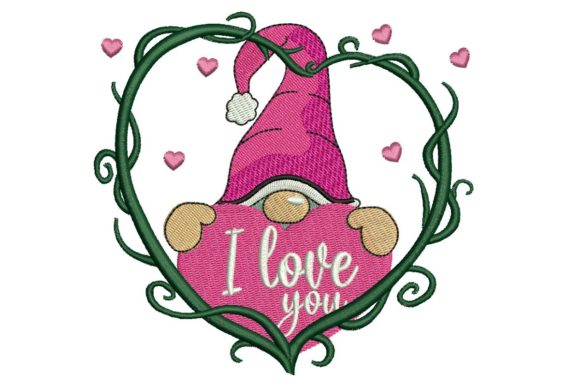 Love You Gnome Embroidery Review