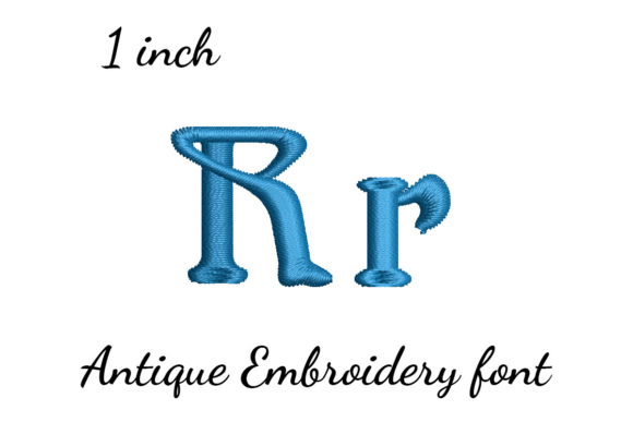 R Font Antique: A Timeless Embroidery Choice
