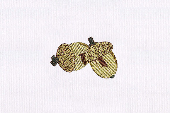 Squirrel Nut Embroidery Design