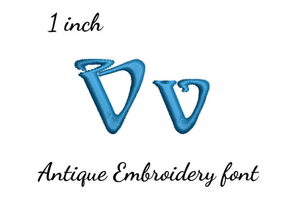 V Font Antique: A Timeless Embroidery Choice